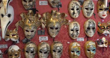 手工制作的面具威尼斯狂欢节